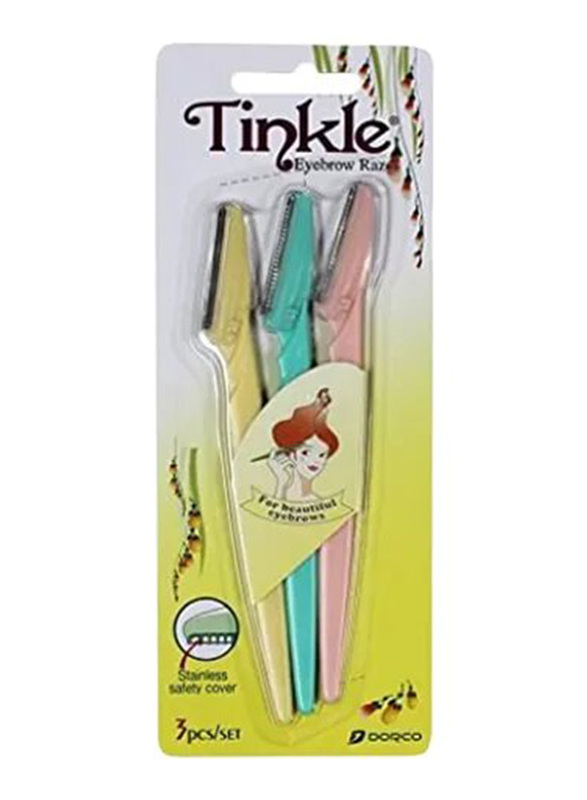 

Tinkle Eyebrow Razor, 3 Pieces