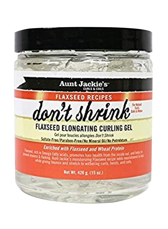 

Aunt Jackie's Don't Shrink Flaxseed Elongating Curling Gel, 15oz