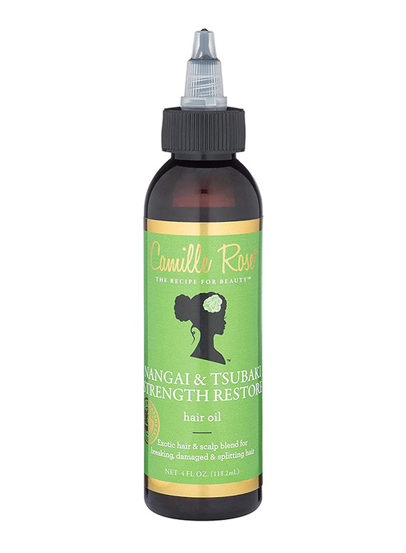 

Camille Rose Nangai & Tsubaki Strength Restore Hair Oil for Damaged Hair, 4oz