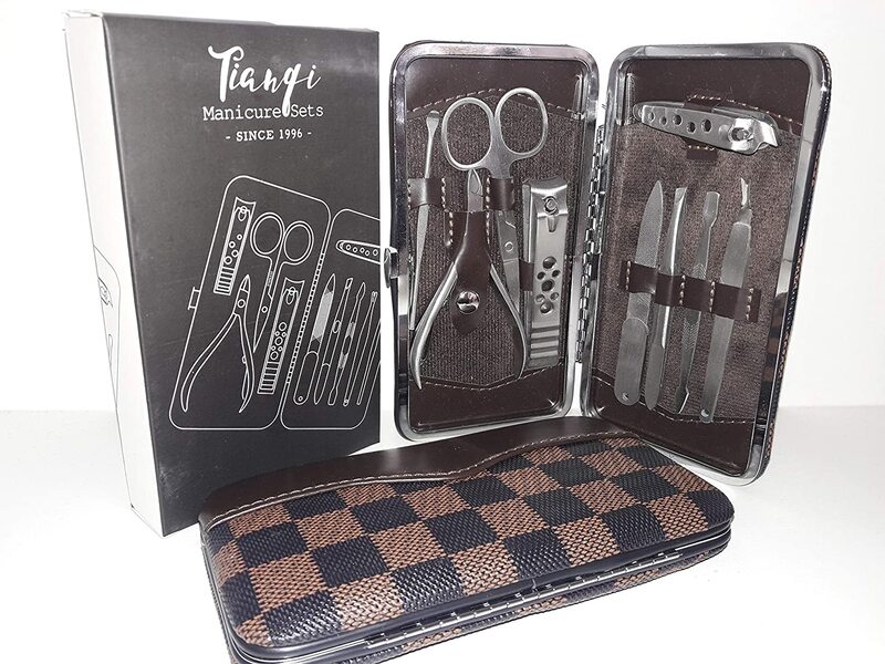 

Tianqi Manicure Sets, 9 Pieces, Silver