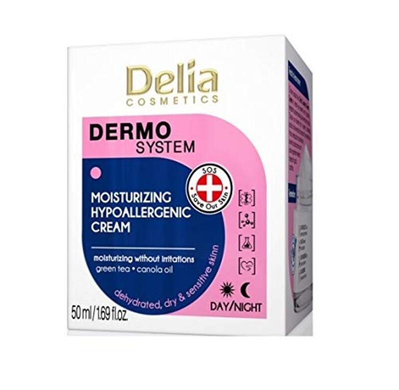 

Delia Cosmetics Dermo System Moisturizing Hypoallergenic Cream, 50ml