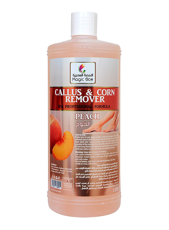 

Magic Glow Callus & Corn Peach Dead Skin Remover, 1 Litre