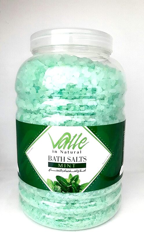

Valle in Natural Extract Of Mint and Menthol Bath Salt, 5Kg