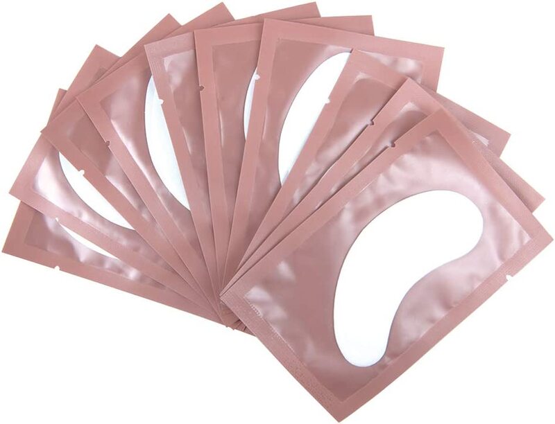 

Arison Lashes Eye Patch Eyelash Extension Pads Gel, 50 Pairs, Pink