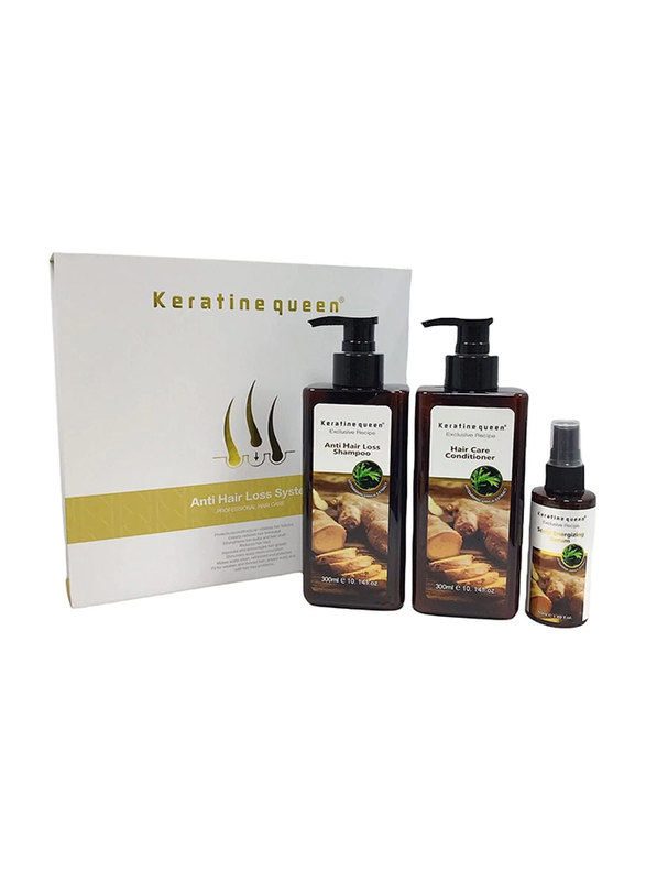 

Generic Keratin Queen with Ginger Extract Anti Hair Loss Set, 2 Pieces x 300ml