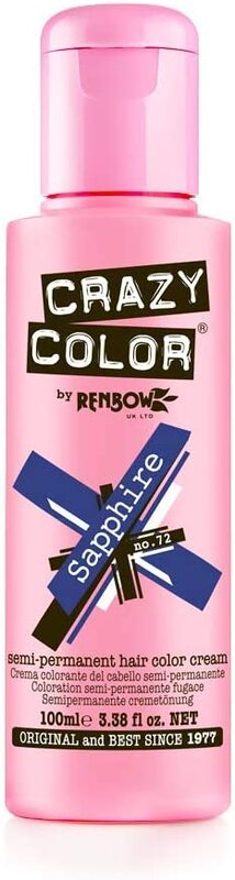 

Crazy Color Tint Hair Colour, 100ml, Sapphire