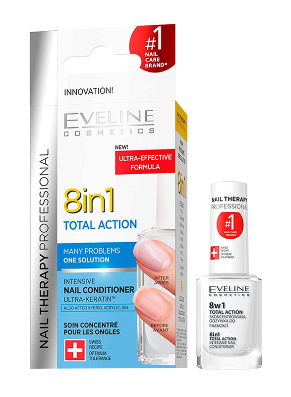 

Eveline Cosmetics Balm Anti Fragile and Damage Nail Therapy, 12ml, White