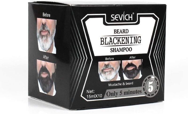 

Sevich Beard Dye Blackening Shampoo, 10 x 15ml