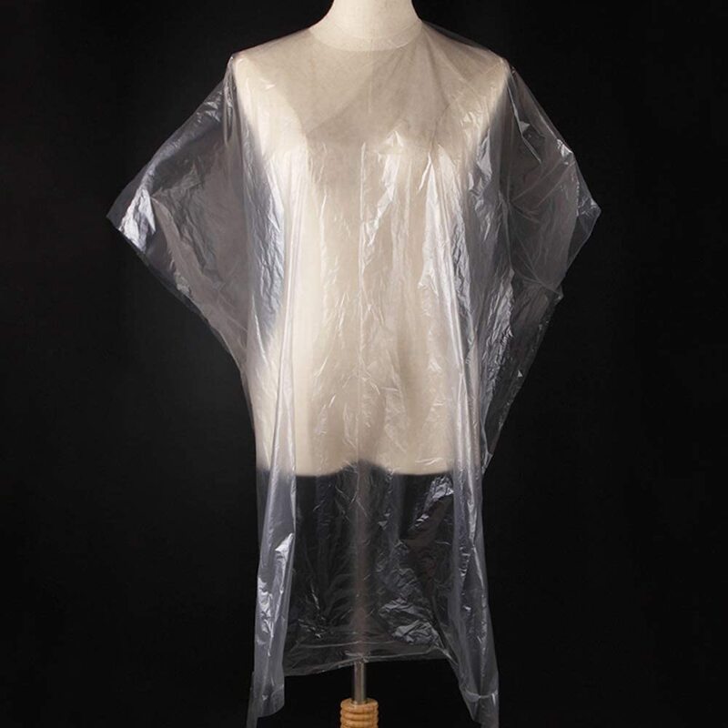 

Honeytecs Disposable Waterproof Hair Salon Capes, 50 Pieces