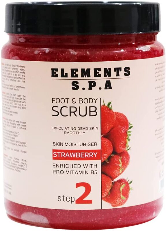 

Elements Spa Strawberry Foot & Body Scrub, 1000ml