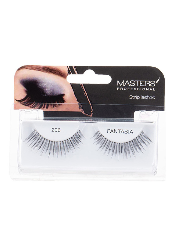 

Masters Professional False Fantasia Strip E Eyelashes, No. 206, Black