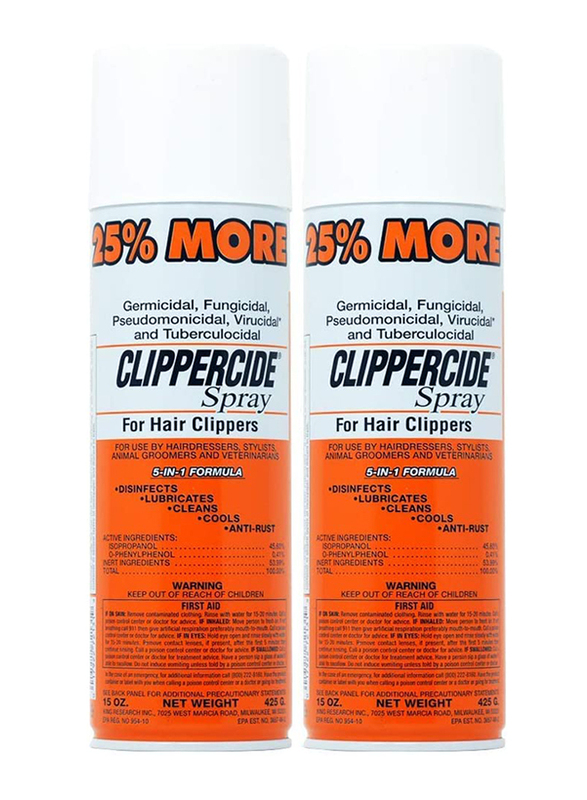 

Clippercide Disinfectant Spray, 2 Pieces x 354ml