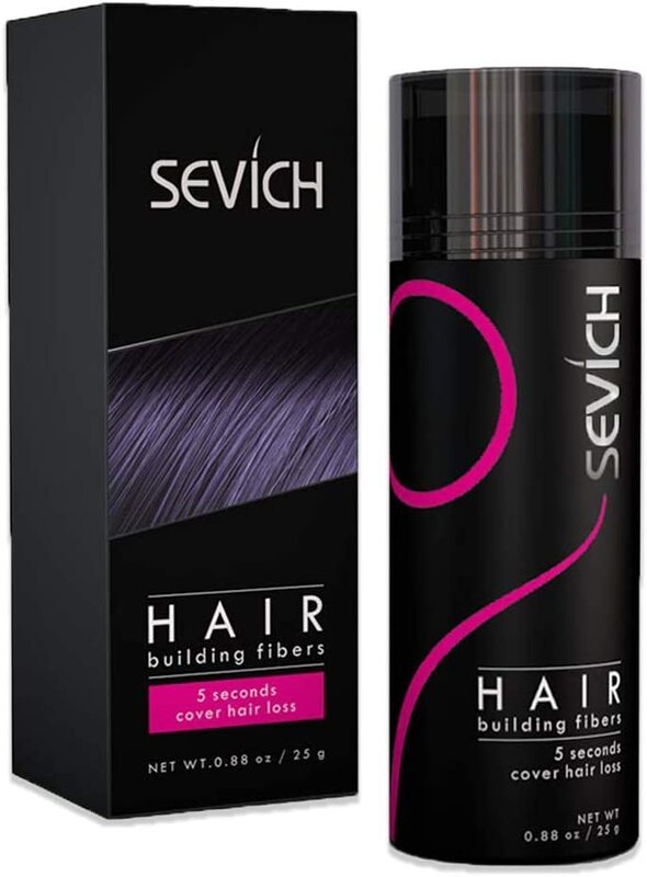 

Sevich 5 Seconds Conceals Rebuilding Nature Keratin Fibres for Thin Hair, Light Brown, 25g