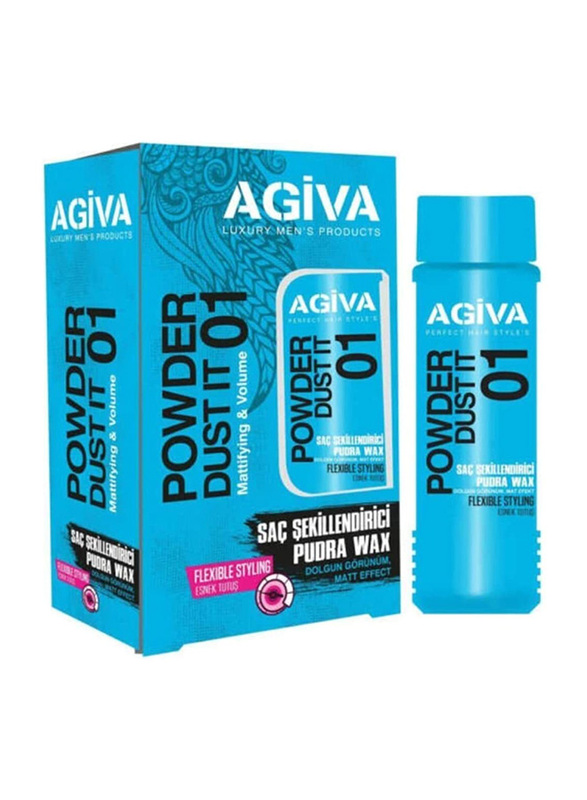 

Agiva 01 Flexible Hair Styling Powder Wax, Blue