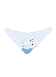 Babyjem Triangle Bib with Teether, 0+ Months, Blue
