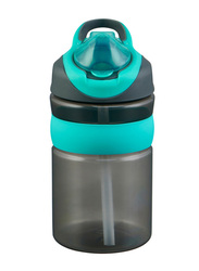 Vital Baby Hydrate Kids Flip Spout Bottle 380ml, Gey/Turquoise