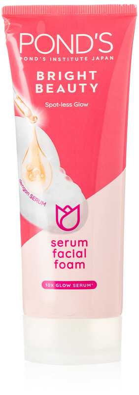 

Pond's Bright Beauty Spot-less Glow Serum Facial Foam with Vitamin B3 (10x Glow Serum) 100g