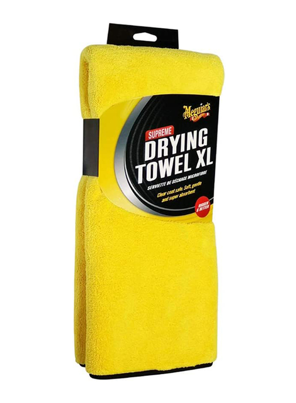 

Meguiars XL Supreme Microfiber Car Cleaning Drying Towel, Yellow