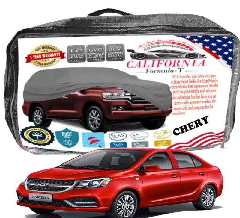 

CFT California Car Body Cover Chery Arrizo 3 & Arrizo 2, Black