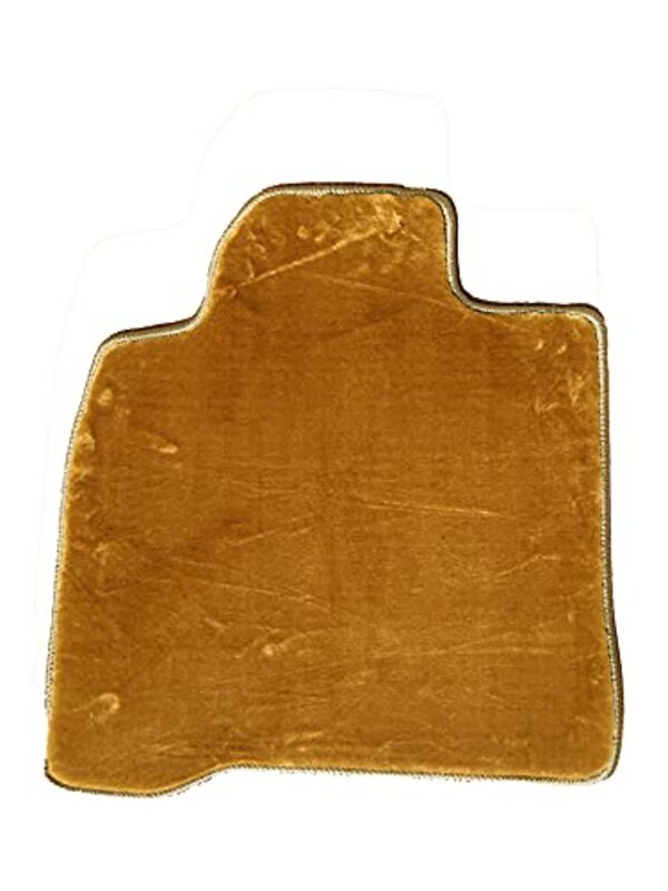 Flak Tech Plush Super Soft Floor Mat for Land Cruiser 200 VXR, Brown