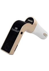 Earldom Multifunction Bluetooth Car Kits with Car Charger & FM Transmiter, Multicolour