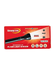 Strong Lite Rechargeable Led Flashlight, SRL-01-1, Black