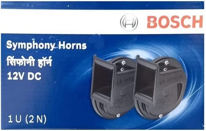 Bosch Symphony Fanfare Horn Set, 12V, Black
