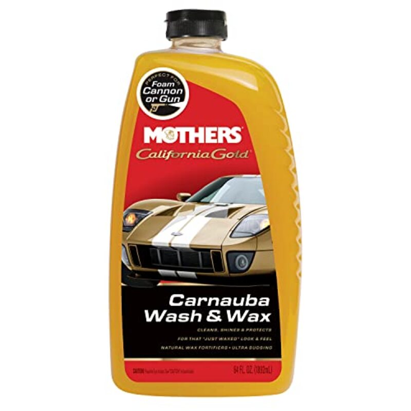

Mothers 05674 California Gold Carnauba Wash & Wax, 64 Oz, Multicolour