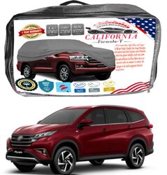 CFT Car Body Cover with Working Gloves for Toyota Rush, Black