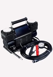 Flak California Formula T Ultra Extreme Tire Super Air Flow Portable Car Air Compressor, Black