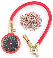 FLAK Tech Universal Brass Off-Road Tyre Deflator Kit - 4 Pieces