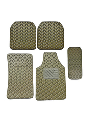 Flak All Weather Protection Car Floor Mat, 5 Pieces, Grey