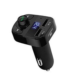 Yonk Hands free Wireless Car Charger with Dual USB Port, ET-M46, Black