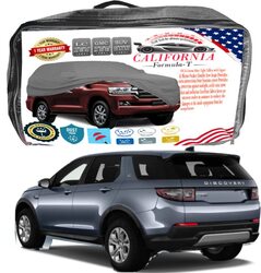 CFT Car Body Cover with Working Gloves for Land Rover Discovery Sport, Black