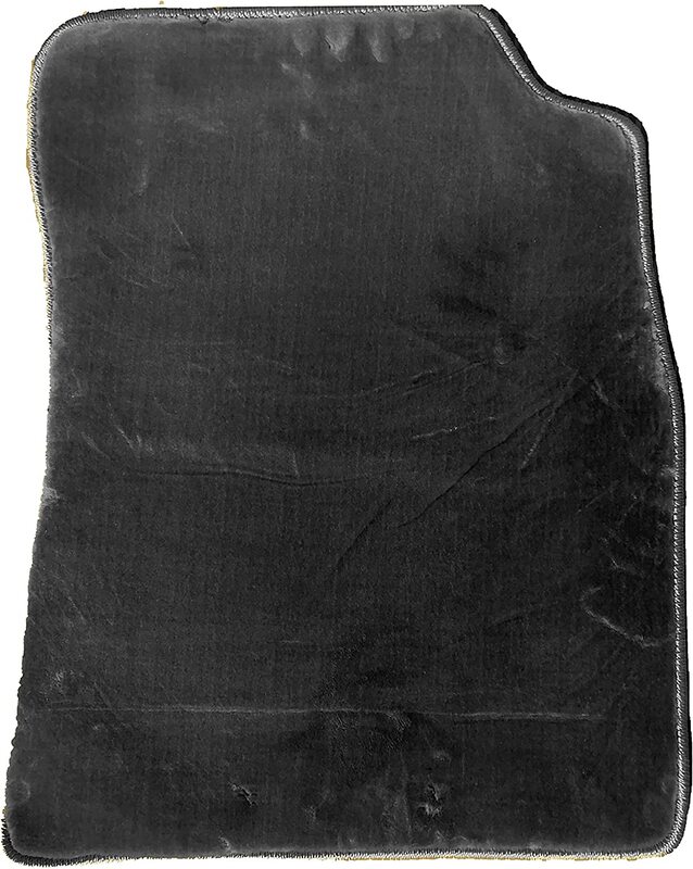 Flak Tech Premium Soft Carpet Fluffy Floor Mat, 3 Pieces, Black