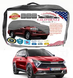 Flak California Formula T Car Body Cover for Kia Shortage, Black