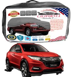 CFT Car Body Cover with Working Gloves for Honda Hrv, Black