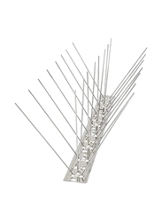 50cm Pre-Assembled Stainless Steel Bird Spikes for Pigeons & Small Birds, Silver