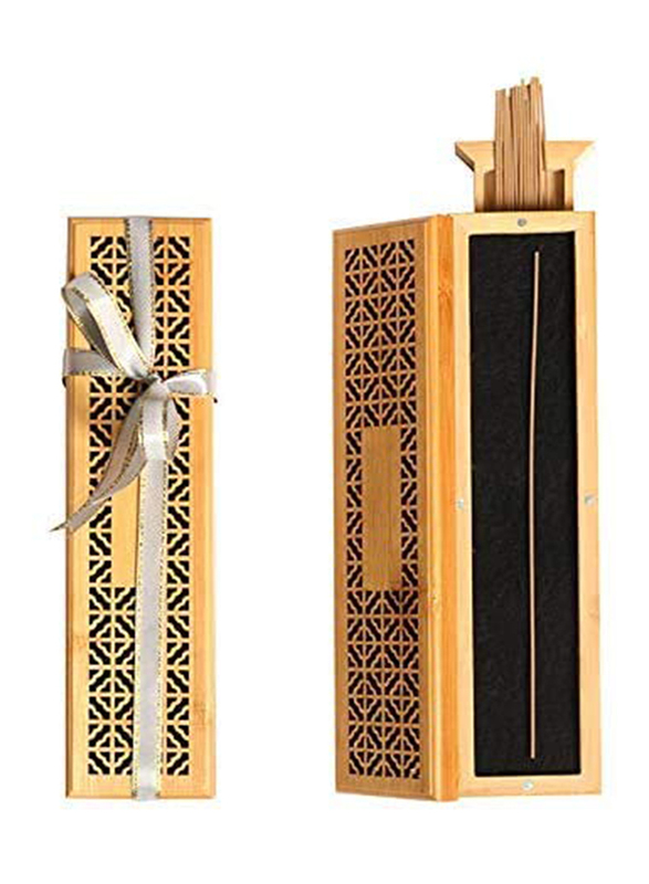 

Luxury Oud Incense Burner with 20 Incense Sticks, 21cm, Beige