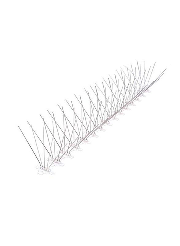 

1-Inch Bird Spikes for Pigeons & Small Birds, Silver