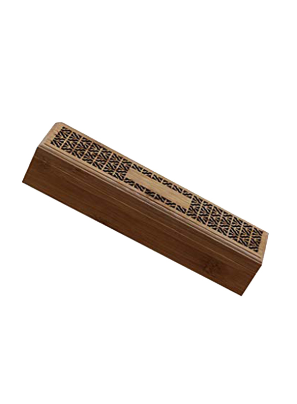 

Home Arabyat Bamboo Incense Holder Ash Catcher Burner, Brown