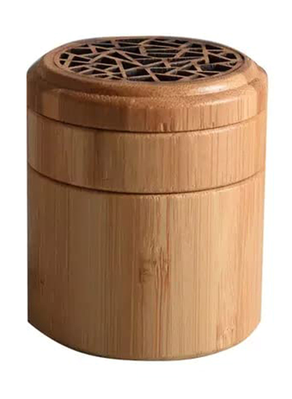 

2-Layer Bamboo Incense Stick Burner, Brown