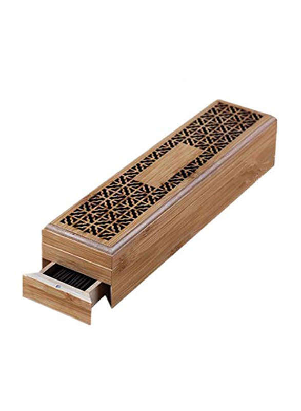 

Dgdhsikg Bamboo Incense Burner, Brown